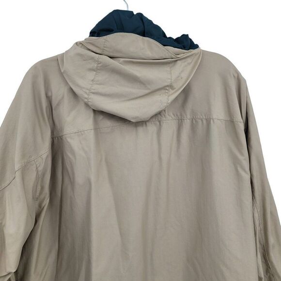 Vintage Gander Mountain Jacket XL Tan Lightweight Outdoors Waterproof Hooded - Picture 14 of 16